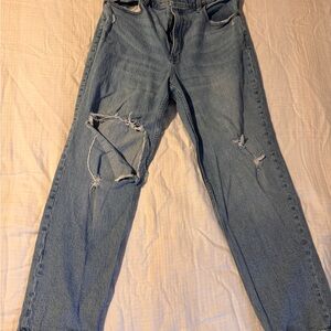 Abercrombie & Fitch High Rise Women Jeans - Light Blue